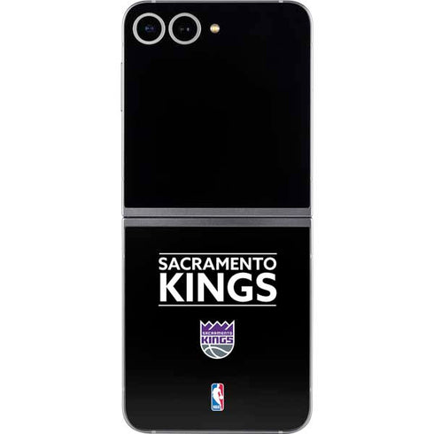 NBA Sacramento Kings Standard - Black Galaxy Z Flip6 Skin